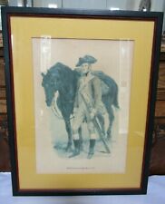 Vintage Revolutionary Soldier Print- 2nd CT Light Horse- Desvarreux Larpenteur 