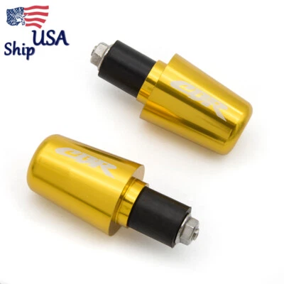 US For CB900F 919 Hornet 2002-2007 Handle Bar End Plug Grip Ends Caps CNC Foto 1 de 4