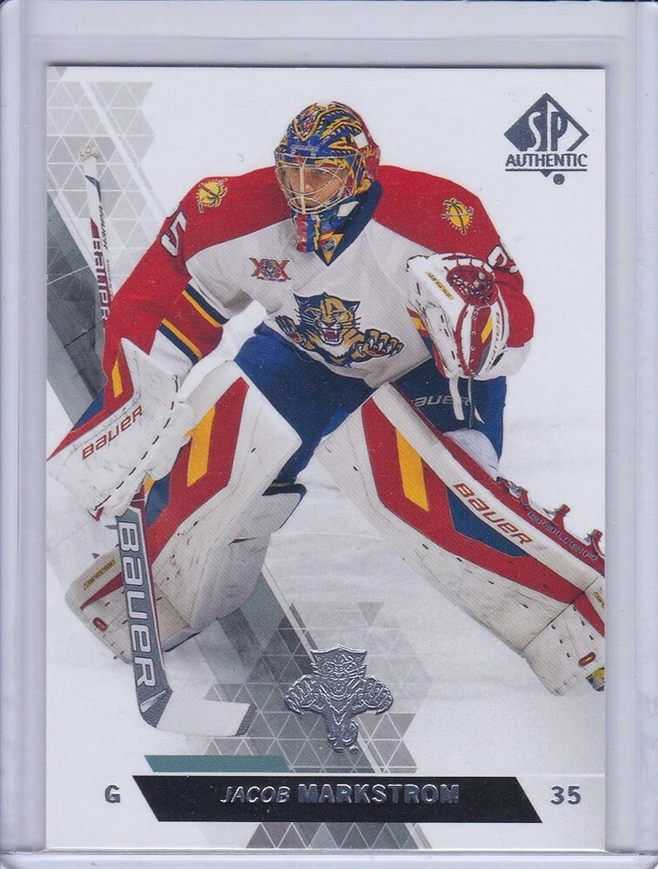 Jacob Markstrom 2013 SP Authentic Hockey Card 85 Grade MT - Image 1 of 2