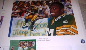GREEN BAY PACKERS ROBERT BROOKS #87 AUTOGRAPHED SIGNED JUMP in the Stands LIMITE - Picture 1 of 4