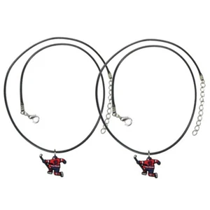Hockey Pendant Necklace Bracelet Neck Wrist or Ankle - Set of 2 - Picture 1 of 6