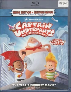 Captain Underpants - 2017 BluRay DVD - Picture 1 of 2