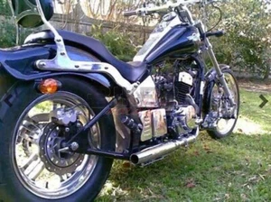 Tubo de Escape Universal moto custom Cromado Cónica Honda Yamaha ECC - Imagen 1 de 5