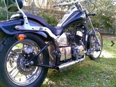 Tubo de Escape Universal moto custom Cromado Cónica Honda Yamaha ECC - Imagen 1 de 4