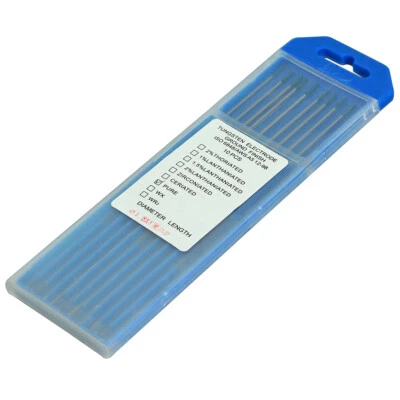 Electrodo de tungsteno puro de soldadura TIG punta verde WP paquete de 10 (1,6X175 mm) Foto 1 de 4