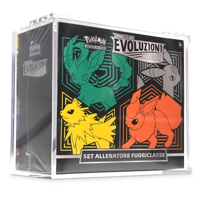 Teca Case Plexiglass Trasparente Magnetic Set Allenatore Fuoriclasse ETB Pokemon - Immagine 1 di 4
