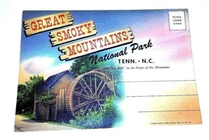 Postcards (Fold Out) of the Great Smoky Mountains National Park & Vicinity Vtg - Picture 1 of 7