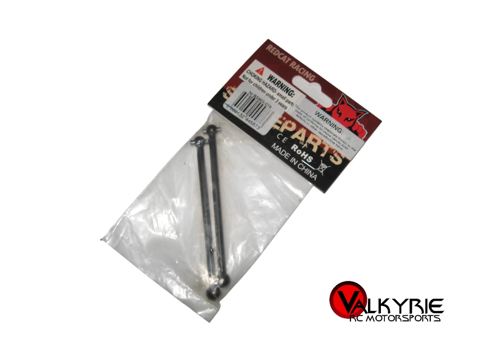 RC Racing Redcat Red Cat Drive Shafts Steel Black (2) BS903-019 - Image 1 of 1