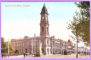 AUSTRALIA OFICINA GENERAL DE CORREOS ADELAIDA POSTAL - Imagen 1 de 1
