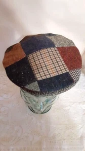 Hanna Hats of Donegal - Wool Patchwork Flat Caps Size XL - Picture 1 of 9