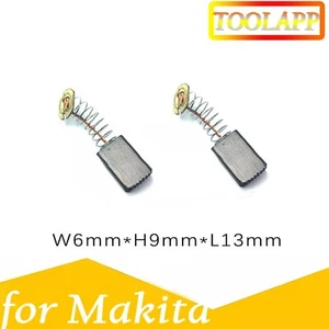 Carbon Brushes For Makita CB411 CB410 CB408 9523NB 6922NB N1601 6X9X13mm - Picture 1 of 3