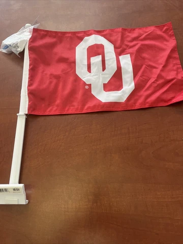 Oklahoma Sooners 11x14 Window Mount 2-Sided Car Flag Cover