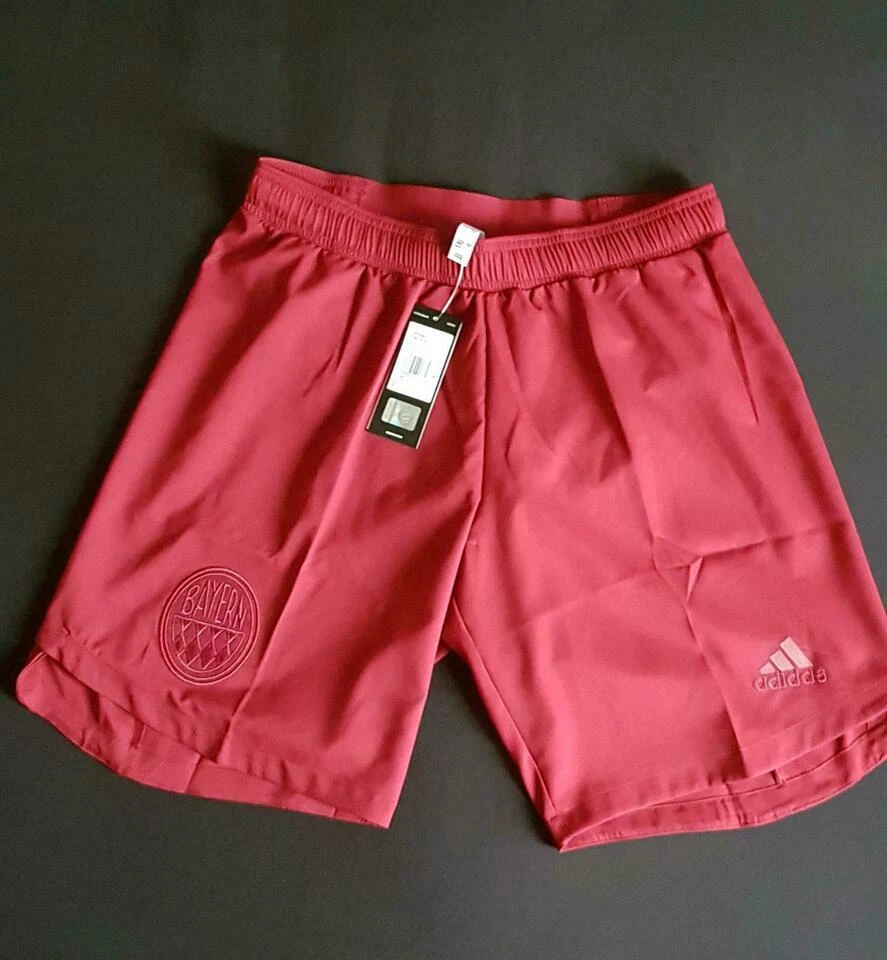 Adidas Fc Bayern München [Xs / S / 2XL / 3XL] 120 Ans Jubilé Short Rouge Neuf - Photo 1/1