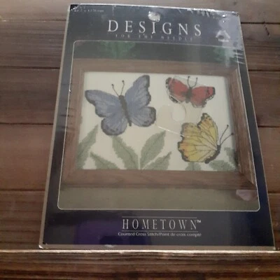 VTG Designs for the Needle Butterflies Kit # 5116 Colorful 5" x 7" Leisure Art - Image 1 of 4