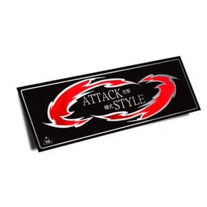 OFFICIAL TOUGE NATION "ATTACK STYLE" RETRO SLAP STICKER (CHROME EDITION) - Picture 1 of 1