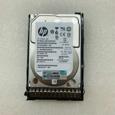 653954-001 1TB SAS 7.2K 6G 2.5 in SFF G8 G9 HP HDD Hard Drive - Image 1 of 4