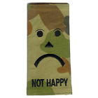 'Not Happy' rank slide Militaria Patch Patches