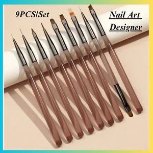 Nail Art Brush Kit Nail Art Designer Petal Gel Detail Brush - Picture 1 of 7