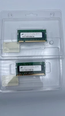 Micron RAM PC2 5300 667 CL5 256mb x (2) RAM / Memory - FREE SHIPPING  - Image 1 of 3