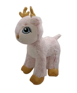 Juguete de peluche Build a Bear rosa ártico Navidad reno BABW 14" - Imagen 1 de 8