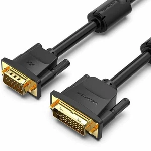 Adaptateur VGA vers DVI Vention EACBF Noir 1 m - Photo 1/2