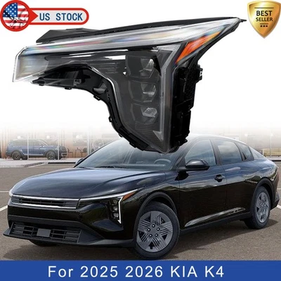 LED Headlight Assy For 2025-2026 KIA K4 Factory Projector Left Side 92101-GG140 Foto 1 de 4