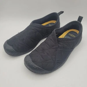 Keen Howser Stretch Women's 10 EU 40.5 Comfort Quilted MicroFleese Shoes Blk - Picture 1 of 12