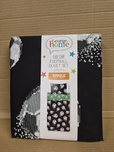 George Home Football Reversible Single Duvet Set - Picture 1 of 2