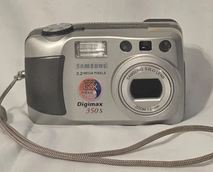 Camera /Samsung Digital Camera Digimax 350S 3.2MP Silver Tested - Picture 1 of 6