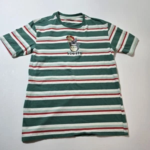 Camiseta retro Studio Ghibli My Neighbor Totoro bordada a rayas pequeña C4 - Imagen 1 de 8