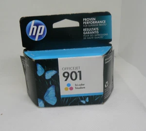 Cartuchos de tinta tricolor HP 901 originales nuevos sin usar sellados expiran mayo de 2015 - Imagen 1 de 3