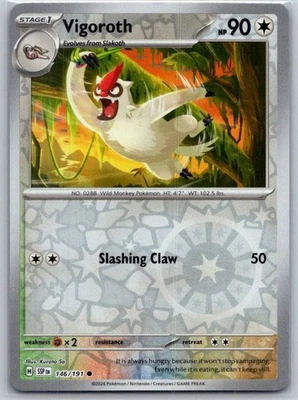 Vigoroth 146/191 Reverse Holo SV08: Surging Sparks NM - Image 1 of 2