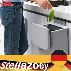 Secchio Spazzatura Porta 9L da Appendere Cucina Armadi Ordine Lavelli Pattumiera - Foto 1 di 6