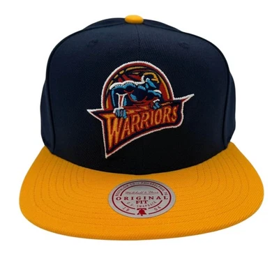 Chapéu Snapback Mitchell & Ness NBA Golden State Warriors Team 2 Tone 2.0 Throwback - Imagem 1 de 4