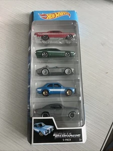 Hot Wheels 2018 Fast & Furious 5 Pack Set Movie Impala Corvette Escort Chevelle - Picture 1 of 1