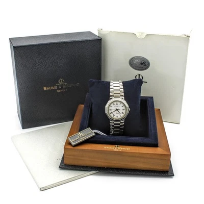Baume & Mercier Riviera 5131 7.5in Mens Wristwatch w/Box & Papers #WB3490-1 - image 1 of 4