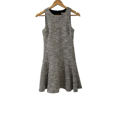 Banana Republic Dress Womens Petite 0P Fit & Flare Tweed Multicolor Knee Length - Image 1 of 4