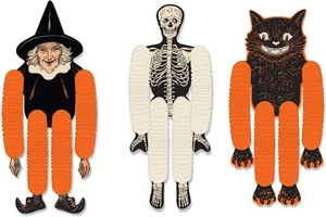 Bailarinas de pañuelos de Halloween vintage - Imagen 1 de 5