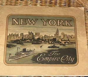 New York - The Empire City - Fifty Colored Views / 1920’s - Flatiron/Times Sq. - Bild 1 von 3