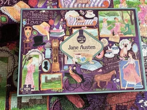 Gibsons, 1000 Jigsaw Puzzle, Gibsons Book Club ,Jane Austen. Complete - Picture 1 of 9
