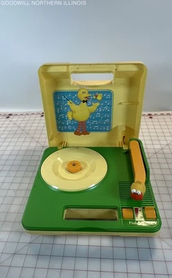 Vintage 1983 Sesame Street Fisher-Price Big Bird Record Player Toy - Untested - Image 1 of 4