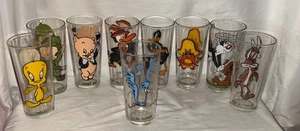 VTG - 1973 Pepsi Looney Toon Collector Series Glasses - Set Of 9 - Picture 1 of 12