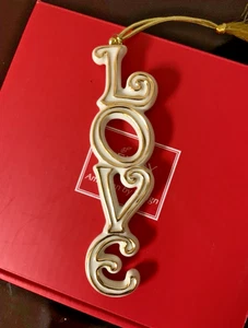 Lenox LOVE Adorno de Navidad 4.5" - Nuevo en Caja - Imagen 1 de 2