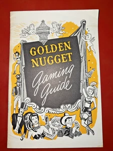 VINTAGE 1949 GOLDEN NUGGET LAS VEGAS GAMING GUIDE 13 pgs - Picture 1 of 5
