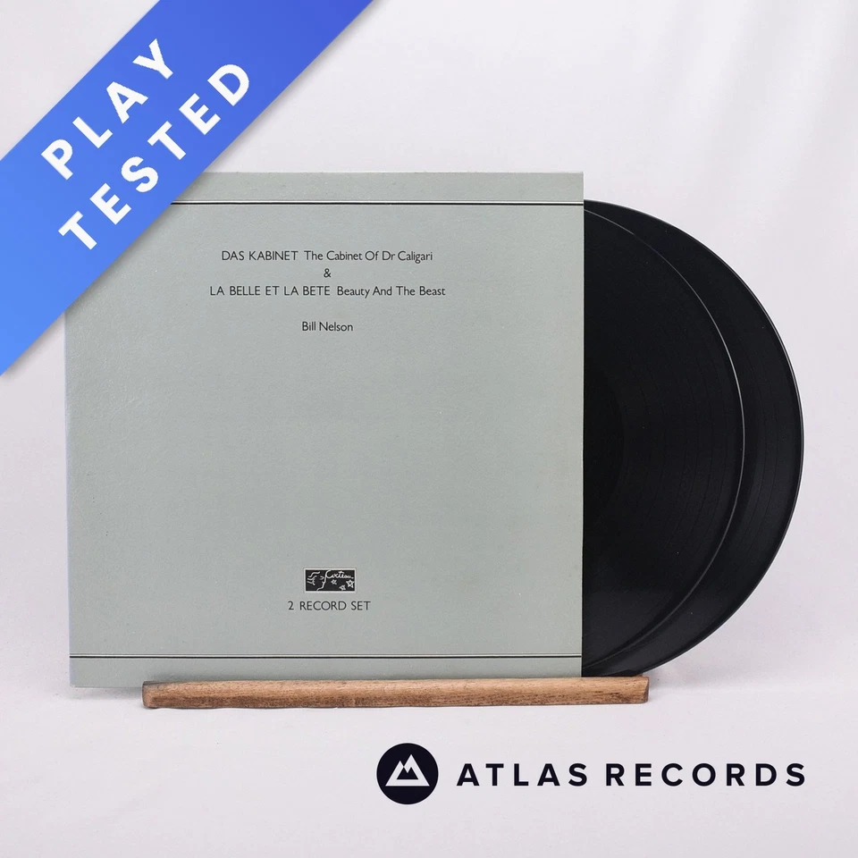 Bill Nelson Das Kabinet / La Belle Et La Bete Double LP Vinyl Record - EX/EX — 第 1/4 张图片