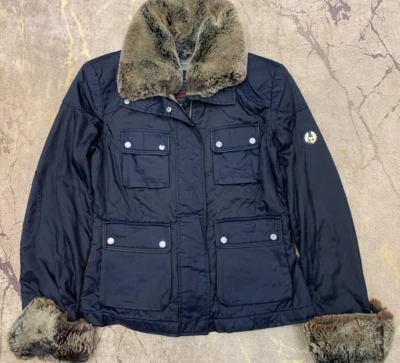 Chaqueta Bomber Belstaff Rider Cuero Piel Cuello Mangas Ligera Talla 44 S Foto 1 de 4