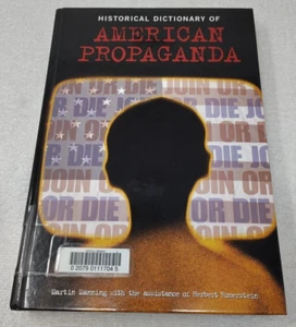 Historical Dictionary of American Propaganda Hardcover Ex-Lib - Imagen 1 de 6