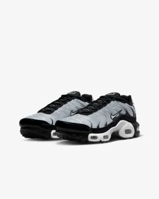 Nike Air Max Plus Black Metallic Silver White (GS) CD0609-018 Size 7 Y 8.5 US W✅ - Image 1 of 4