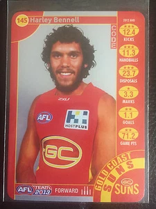 2013 Team Coach - Silver - 145 - Harley Bennell - Gold Coast Suns - Picture 1 of 1