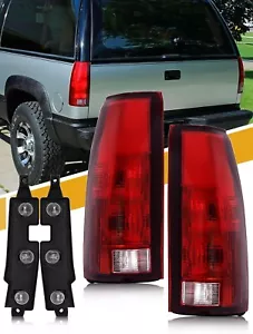 CLERYYE Tail Light Assembly for Chevy/GMC Silverado Sierra Suburban Tahoe 1988-2 - Picture 1 of 9